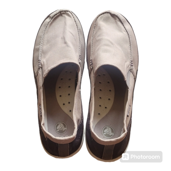🌟3 For $15 SALE🌟 CROCS Men's Walu Slip-On Canvas Loafers - Picture 2 of 6